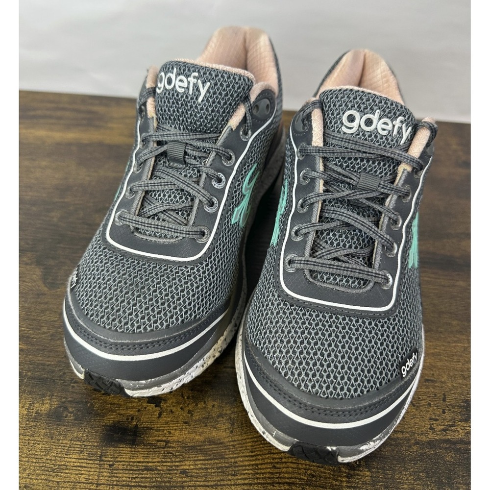 Gravity Defyer G-defy Orthopedic Walking Sneakers Women's Size 8 Shoes Gray Pink - Picture 3 of 16